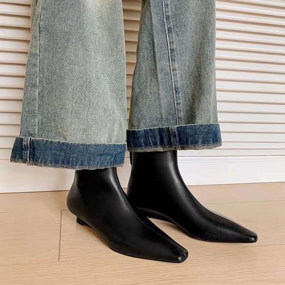 Beauty Cry Leather Ankle Booties - Picture 7 of 9